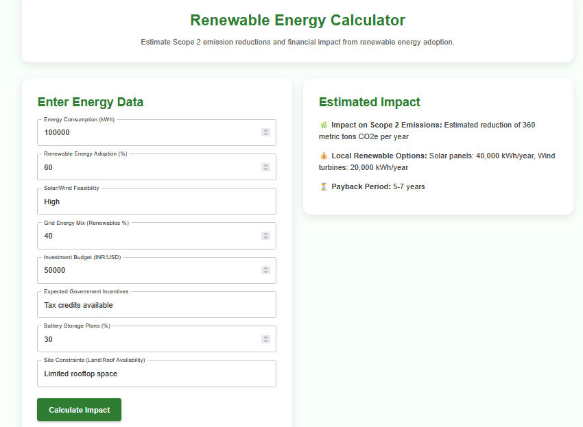 Energy Calculator